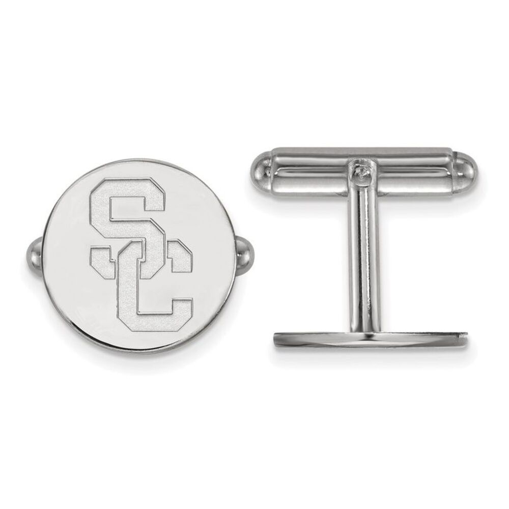 Sterling Silver USC Trojans NCAA Cuff Links